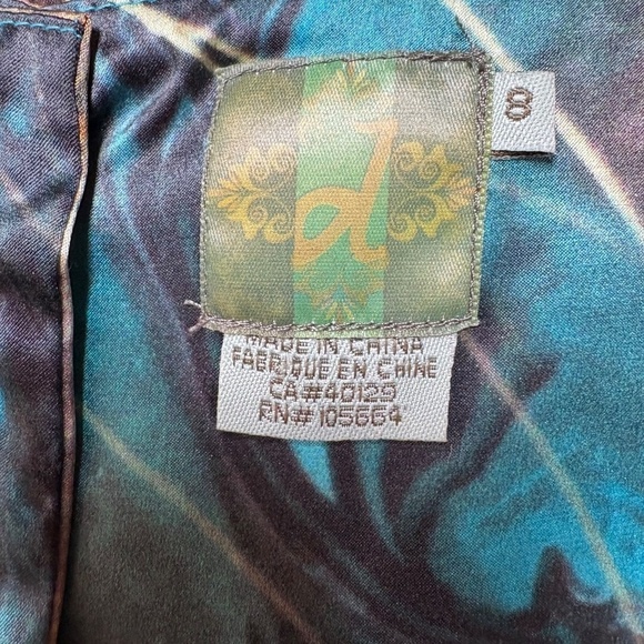 D STUDIO 100% Silk Mini Sheath Dress Fully Lined in Silk Button Back Close Sz 8 - Picture 5 of 10